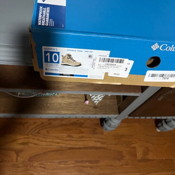 New Columbia Womens Granite Trail Mid Waterproof, Ash Brown/Nocturnal, Size 10 - Picture 6 of 12